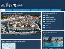 Tablet Screenshot of iledere-infos.fr